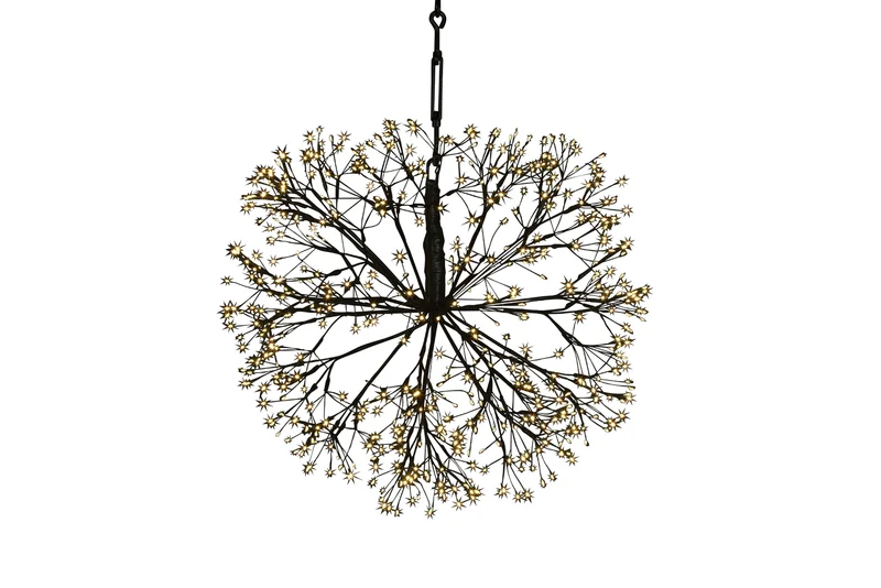 Decostar Weihnachtsbeleuchtung LED Apollo M schwarz 40cm