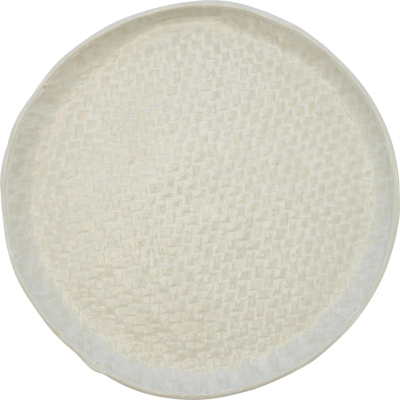 Greengate Woven Servierteller off white 32,5cm