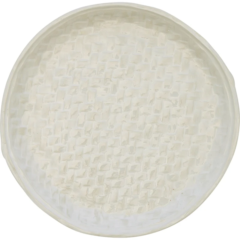 Greengate Woven Frühstücksteller off white 22,5cm