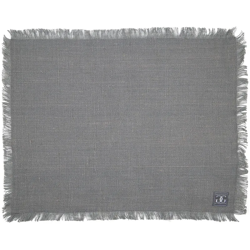 Greengate Leinen Tischset grau 50x40cm