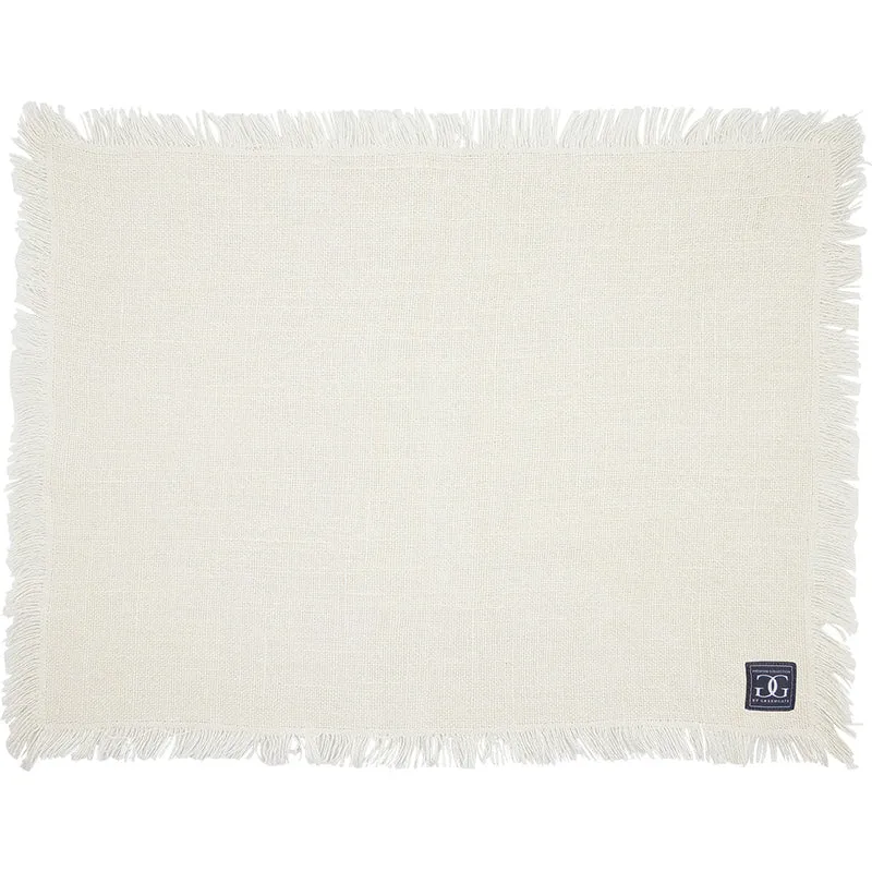 Greengate Leinen Tischset off white 50x40cm