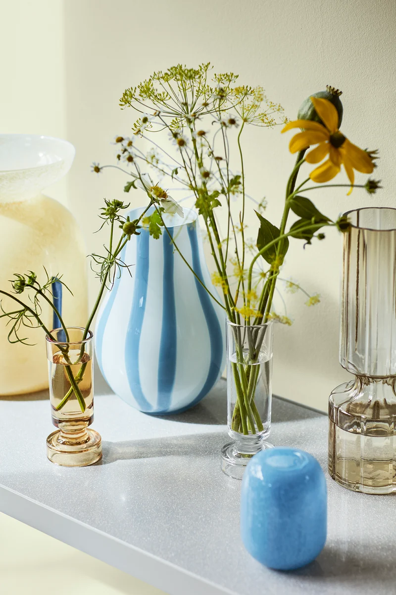 Broste Copenhagen Petra Vase Glas Indian Tan 14 cm