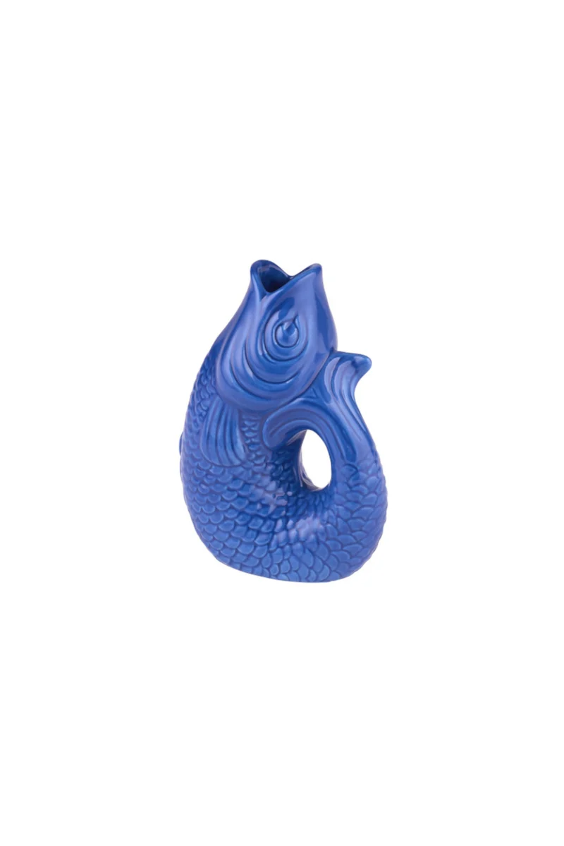 Giftcompany Monsieur Carafon Vase / Karaffe Fisch XS azure 0,2l