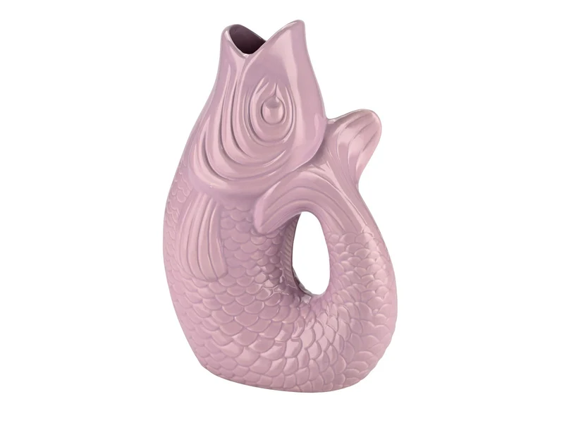 Giftcompany Monsieur Carafon Vase / Karaffe Fisch L lavender 2,7l