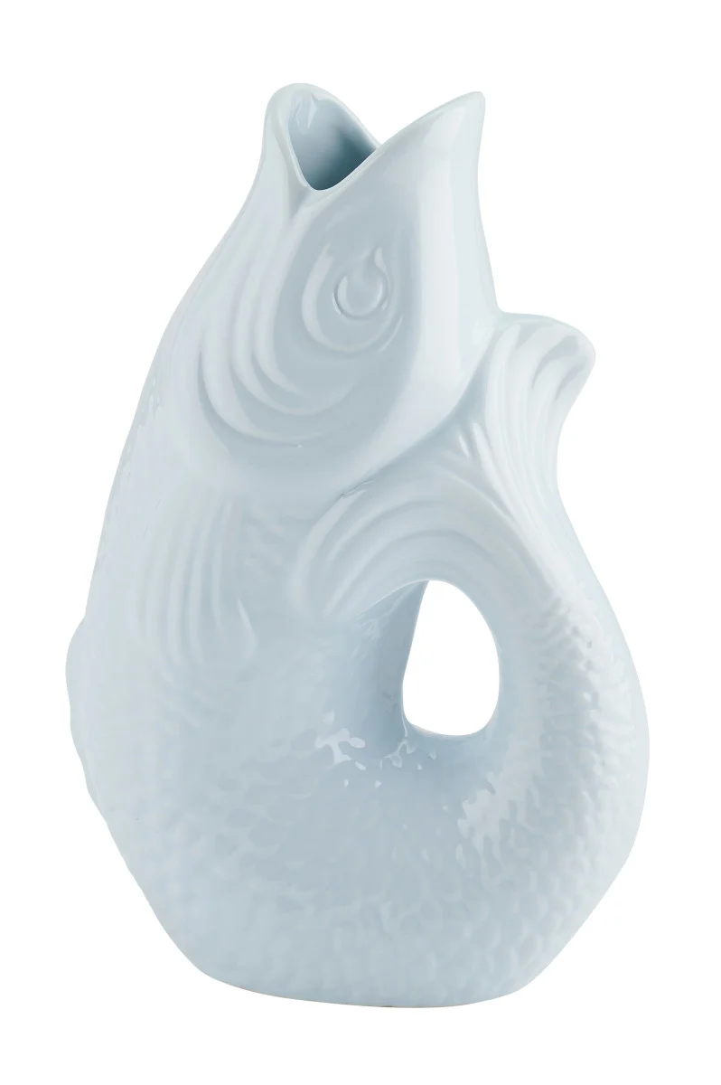 Giftcompany Monsieur Carafon Vase / Karaffe Fisch L blue horizon 2,7l