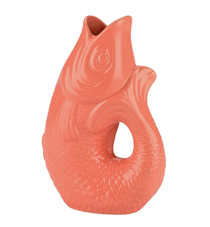 Giftcompany Monsieur Carafon Vase / Karaffe Fisch S salmon 1,2l