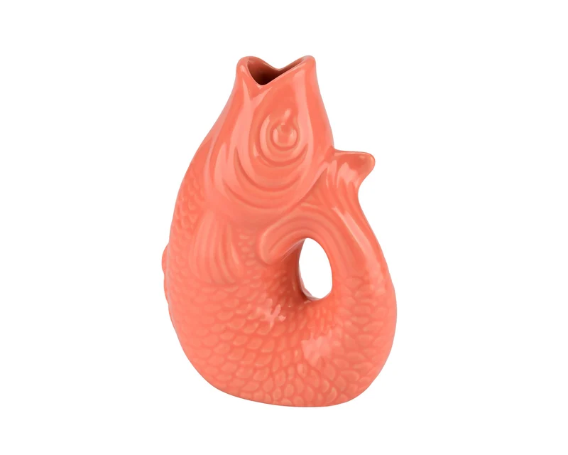 Giftcompany Monsieur Carafon Vase / Karaffe Fisch XS salmon 0,2l