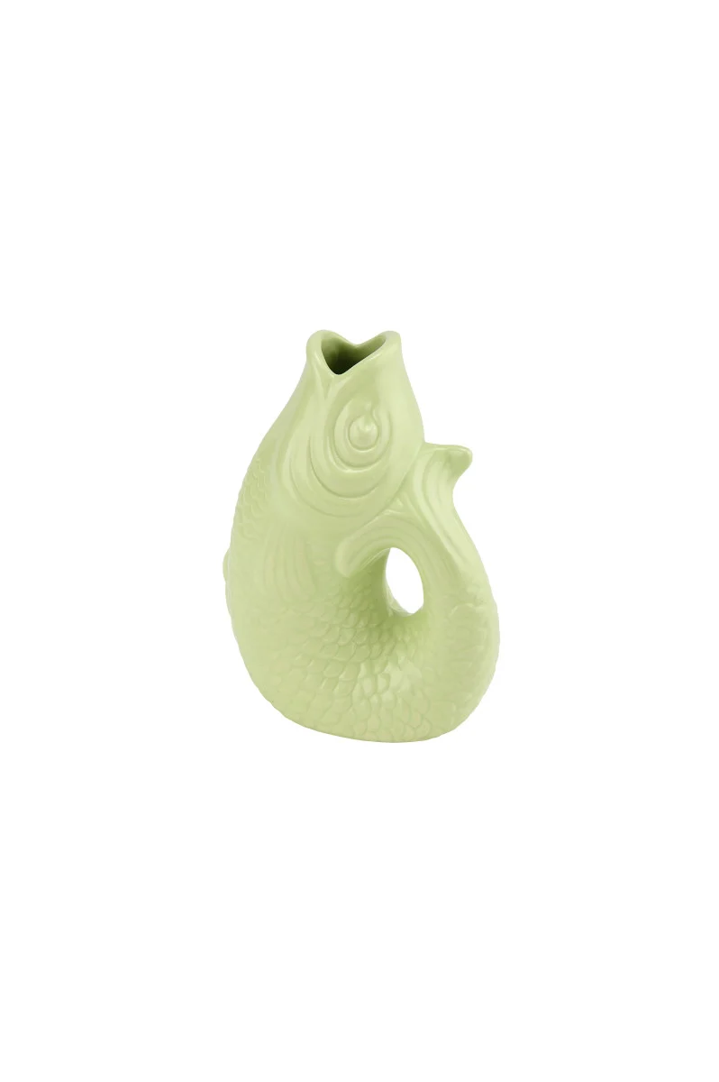 Giftcompany Monsieur Carafon Vase / Karaffe Fisch XS seafoam 0,2l
