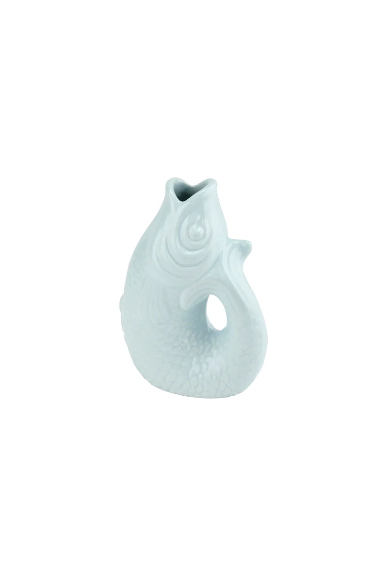 Giftcompany Monsieur Carafon Vase / Karaffe Fisch XS blue horizon 0,2l