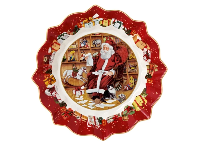 Villeroy & Boch Toy's Fantasy Schale groß Santa liest Wunschzettel
