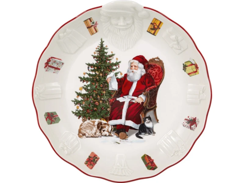 Villeroy & Boch Toy's Fantasy Schale Santa Relief Wunschzettel