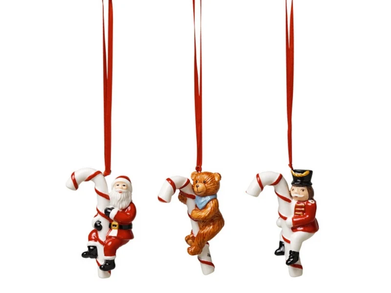 Villeroy & Boch Nostalgic Ornaments Ornamente Zuckerstange 3tlg.