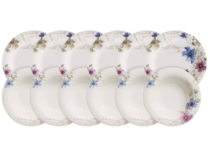 Villeroy & Boch Mariefleur Gris Basic Tafelset 12tlg.