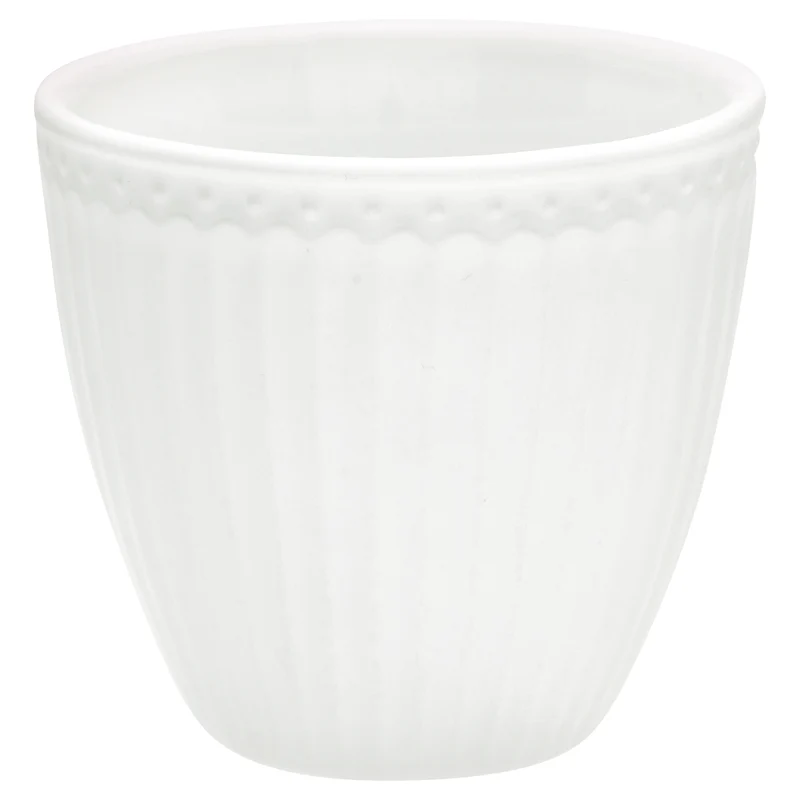 Greengate Alice Latte Cup white 9 cm