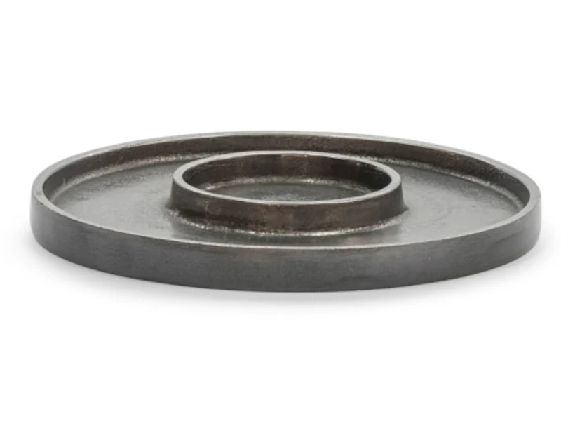 Dekocandle Kerzenhalterplatte black nickle für Ø8,6 cm Kerzen