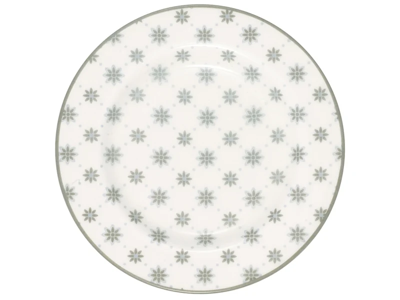 Greengate Laurie Dessertteller pale grey 15 cm