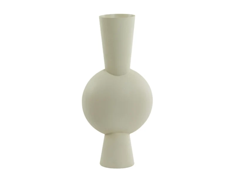 Light & Living Kavandu Vase hellgrau 26 x 19 x 54 cm