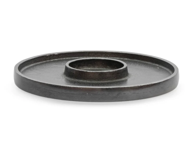 Dekocandle Kerzenhalterplatte black nickle für Ø7 cm Kerzen