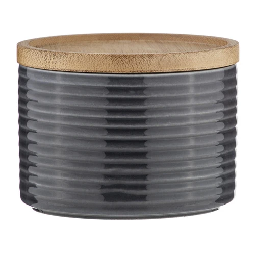 ladelle STAX Vorratsdose Anthrazit 9cm