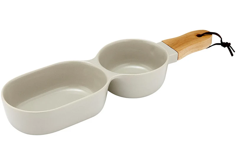 ladelle CLASSIC Servier-Stick steingrau 2tlg