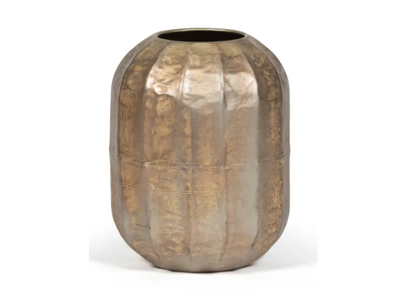 Dekocandle Vase silber-gold Ø20 x 26 cm (1 Stück)