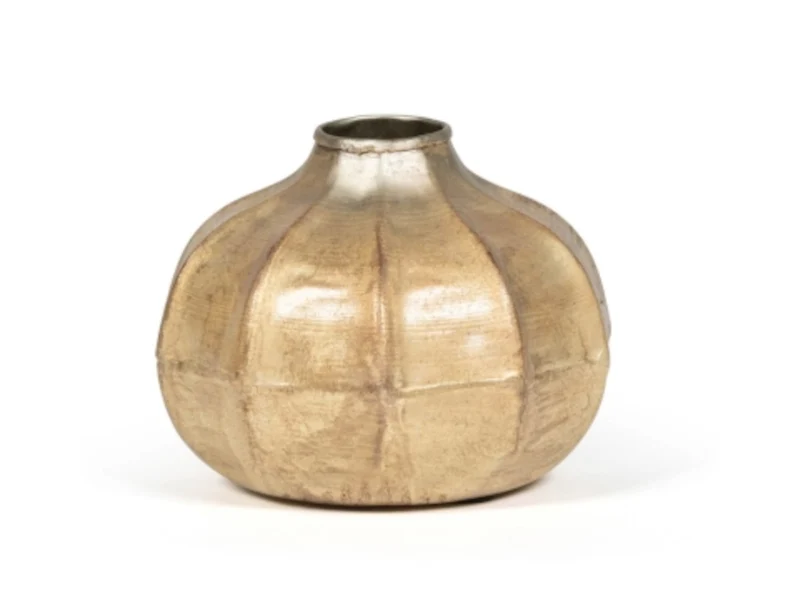 Dekocandle Vase silber-gold Ø15,5 x 11,5 cm (1 Stück)
