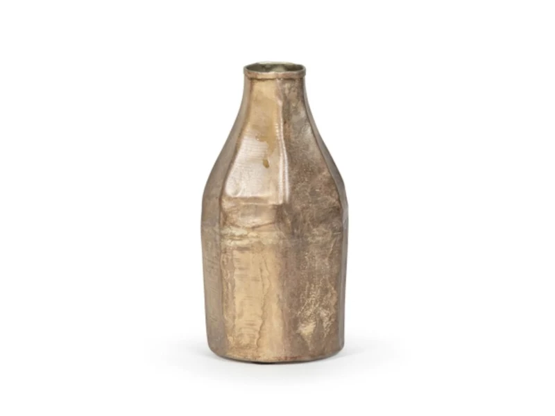 Dekocandle Vase silber-gold Ø9 x 18 cm (1 Stück)