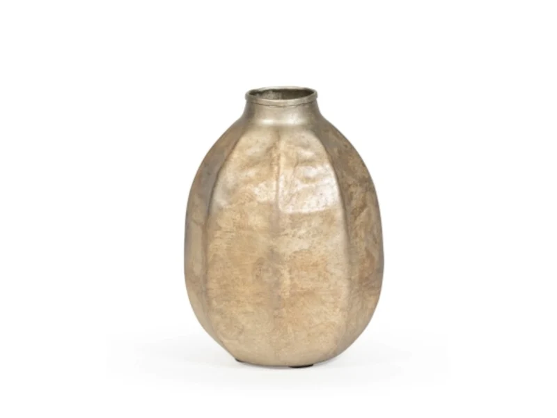 Dekocandle Vase silber-gold Ø11 x 16 cm (1 Stück)