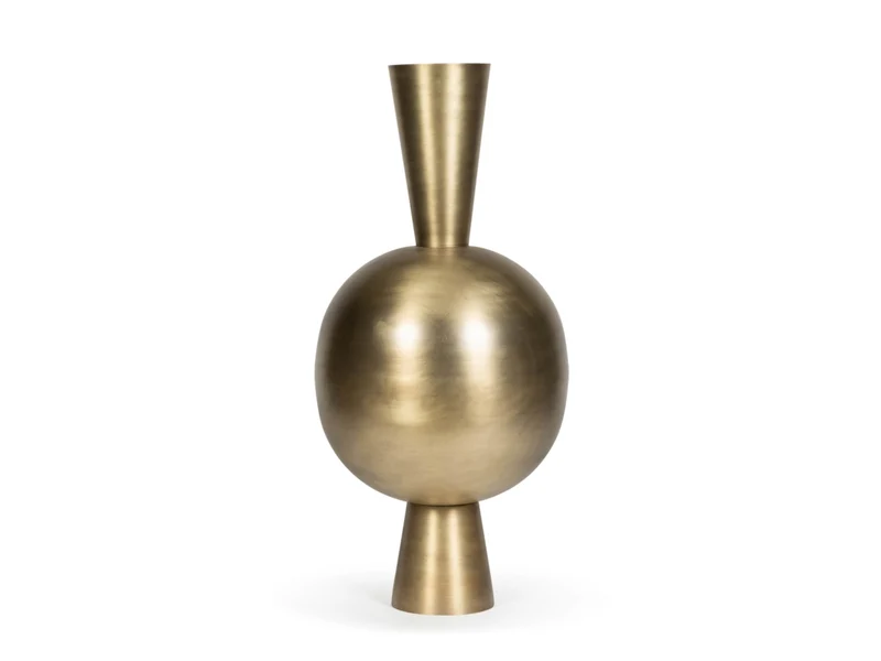 Dekocandle Trompetenvase Messing gold Ø39 x 87 cm (1 Stück)