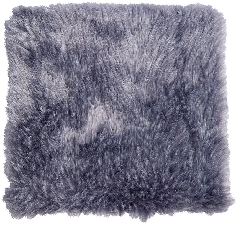 Winter Creation Seat Pad / Fell-Sitzkissen Purplewolf 40 x 40 cm
