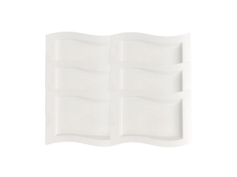 Villeroy & Boch New Wave Gourmetteller 33 x 24 cm Set6
