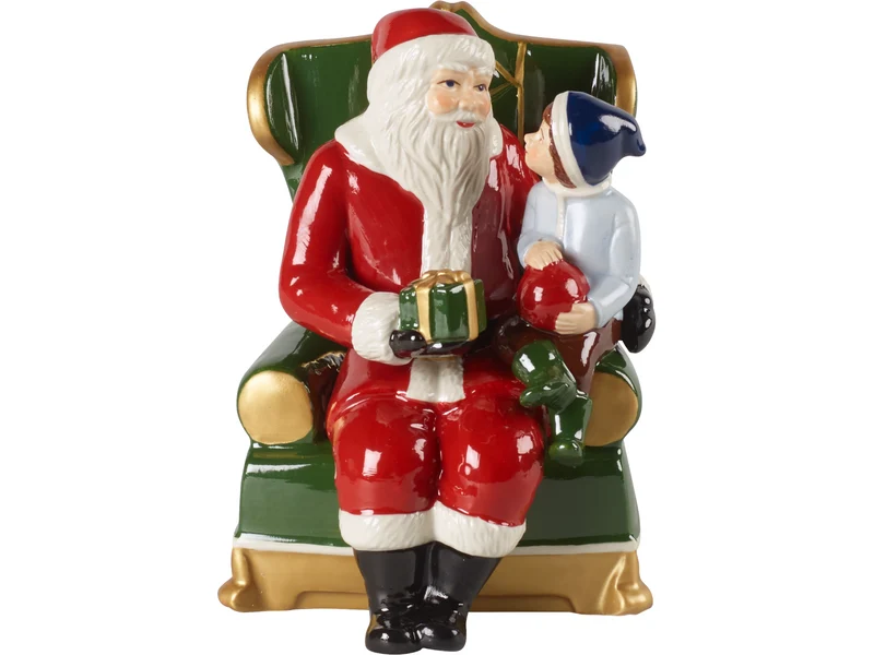Villeroy & Boch Christmas Toys Santa auf Sessel