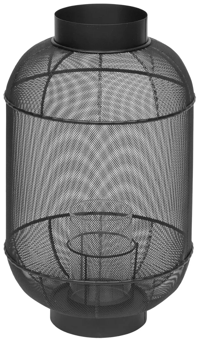 Broste Copenhagen Bull Laterne Metall/Glas black 50 cm