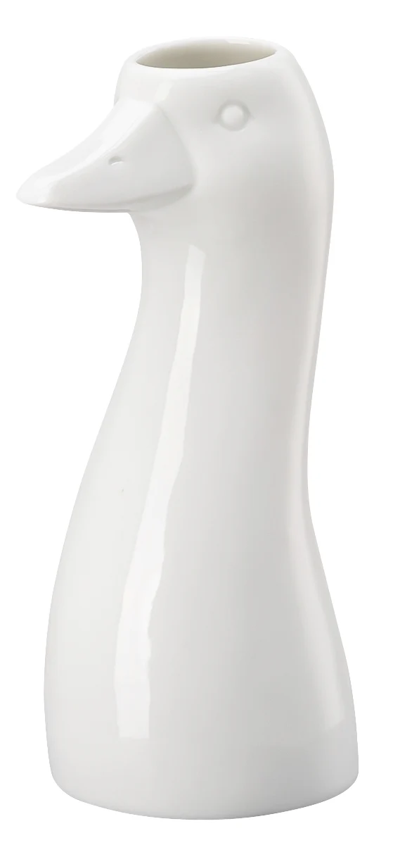 Hutschenreuther Gans-Vase Weiss Vase 20 cm