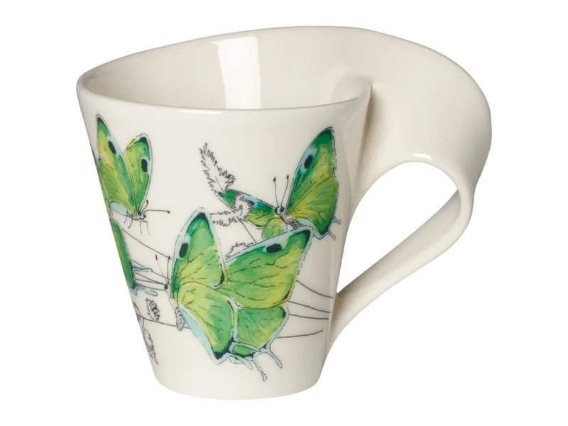 Villeroy & Boch New Wave Caffe Becher Henkel Deep green hairstreak