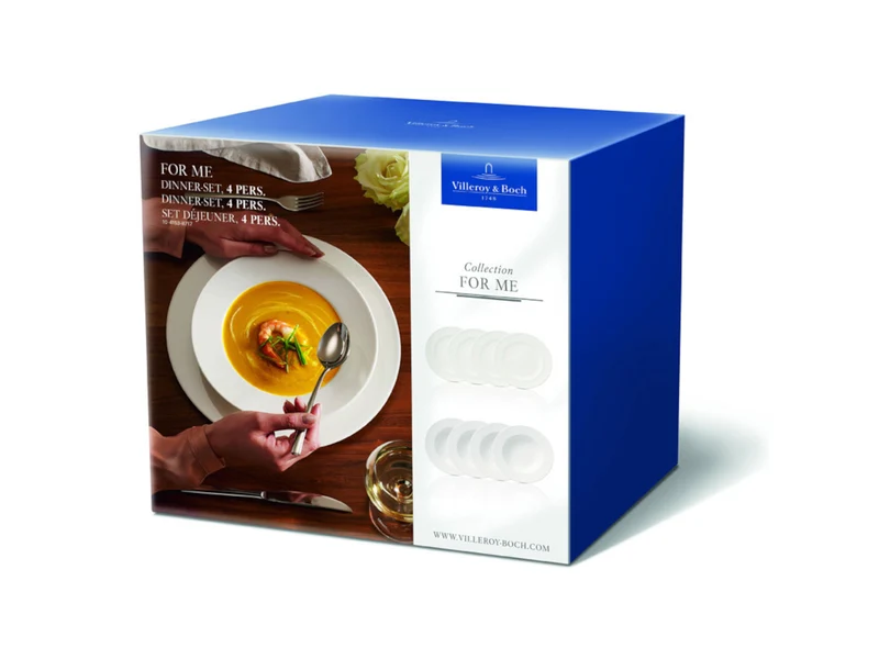 Villeroy & Boch For Me Dinner-Set 4 Personen