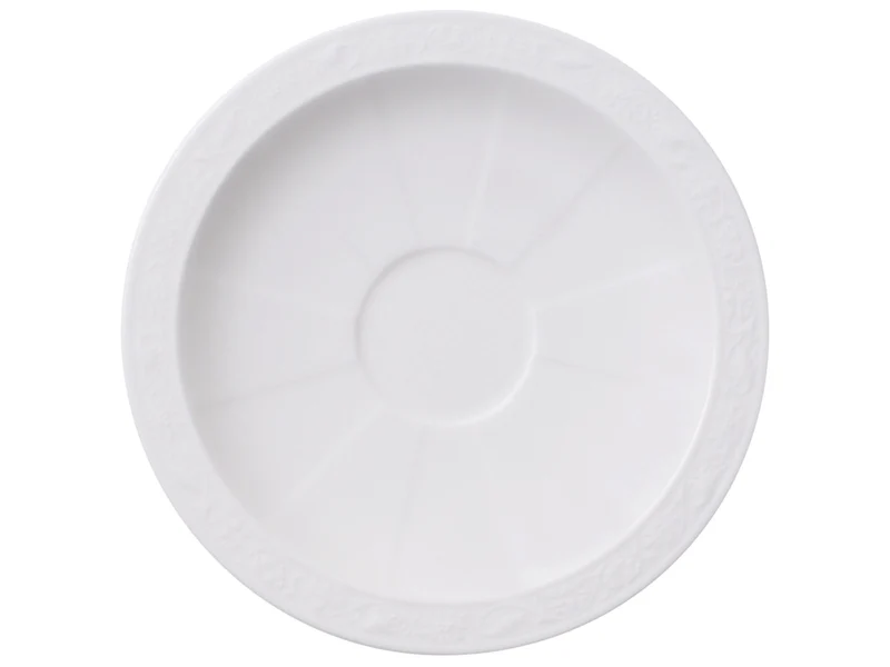 Villeroy & Boch White Pearl Mokka-/Espressountertasse 13 cm