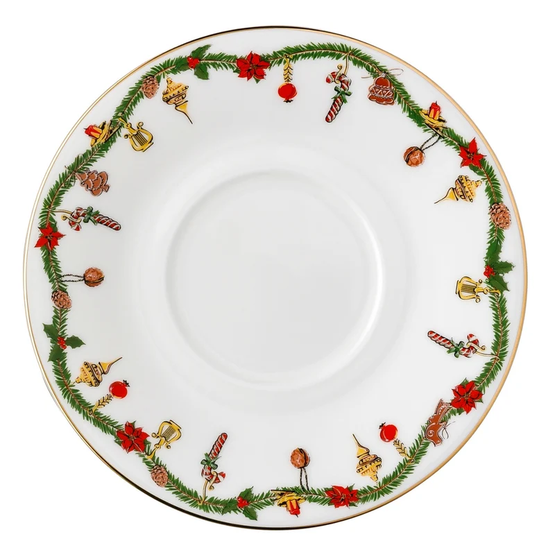 Hutschenreuther Nora Christmas Kombi-Untertasse 16 cm