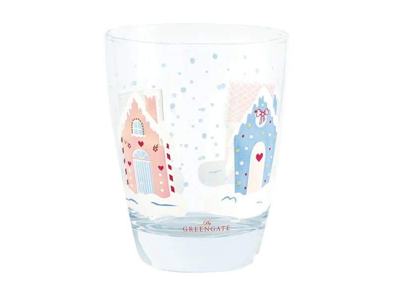 Greengate Laura homes Wasserglas dusty blue 0,3 l