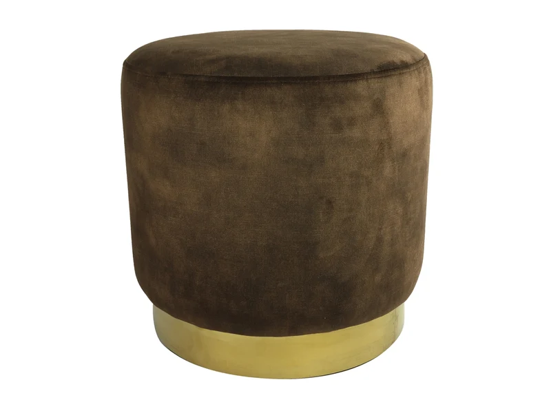 Decostar Millville Hocker rund dunkelbraun