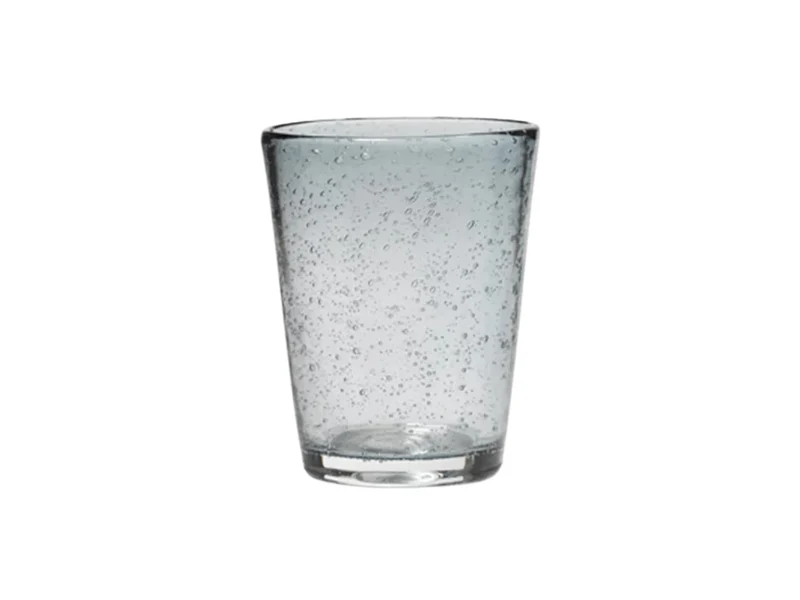 Broste Copenhagen Trinkglas BUBBLE grau 0,25 l