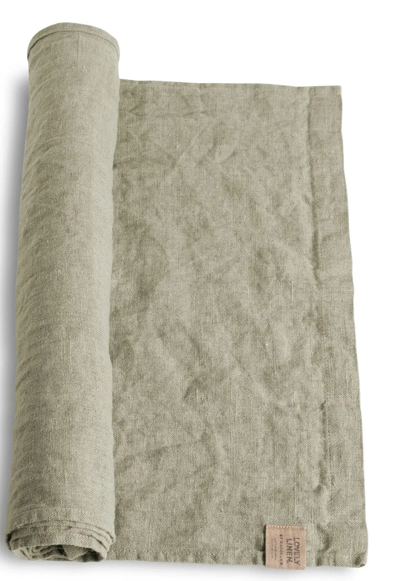 Lovely Linen Lovely Tischläufer Leinen avocado 47 x 150 cm