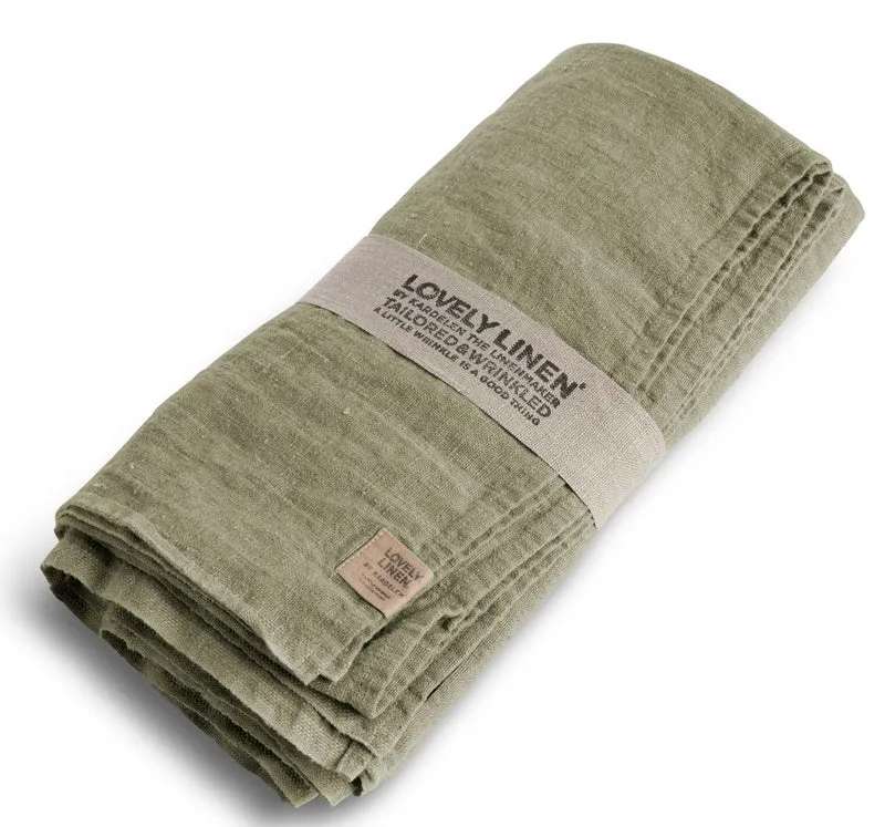 Lovely Linen Lovely Tischdecke Leinen avocado 145 x 300 cm