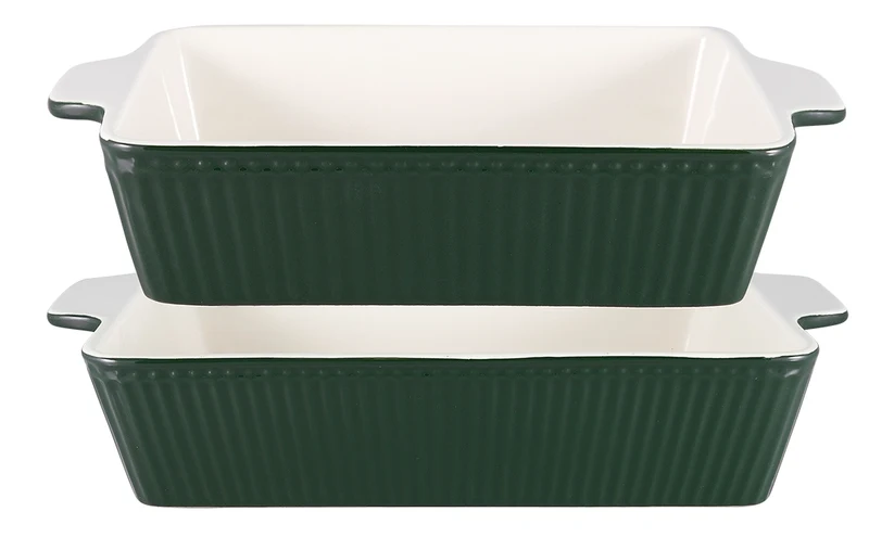 Greengate Alice Auflaufformen pinewood green Set2