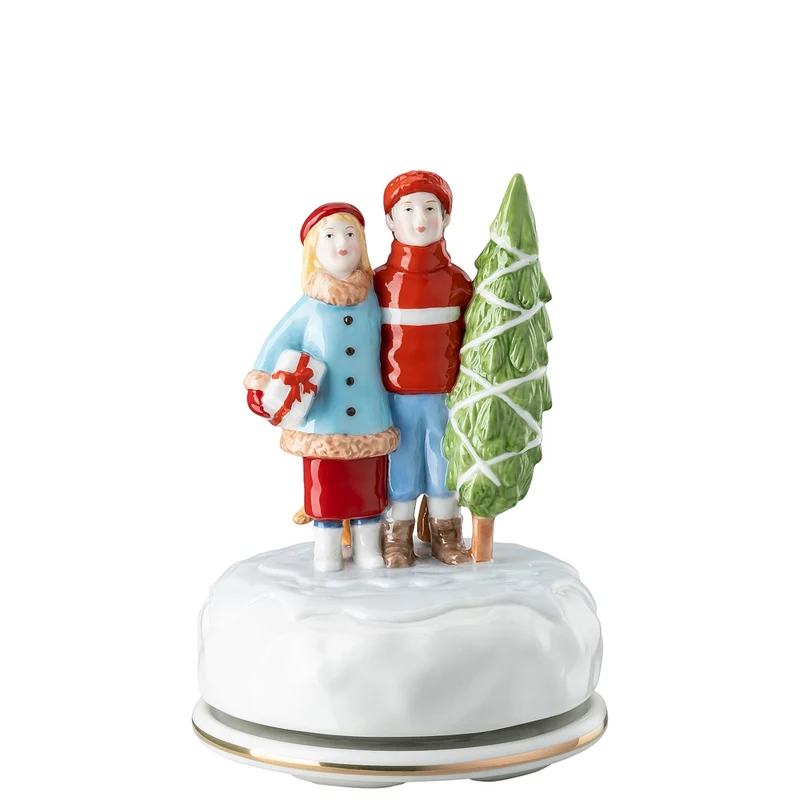 Hutschenreuther Sammelserie 2021 Spieluhr Weihnachtsgaben