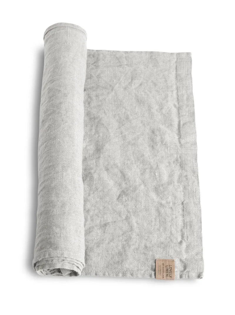 Lovely Linen Lovely Tischläufer Leinen light grey 47 x 150 cm