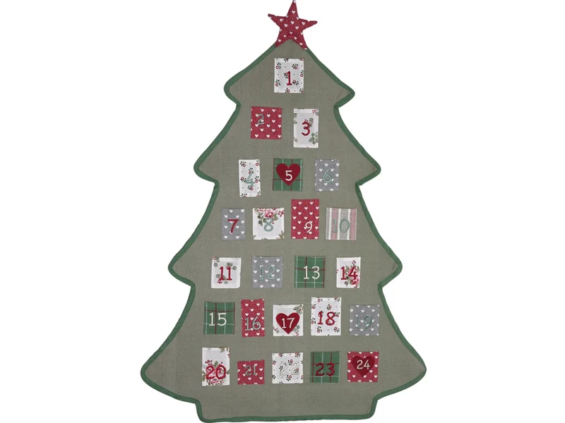 Greengate Charline Kalender Baum white