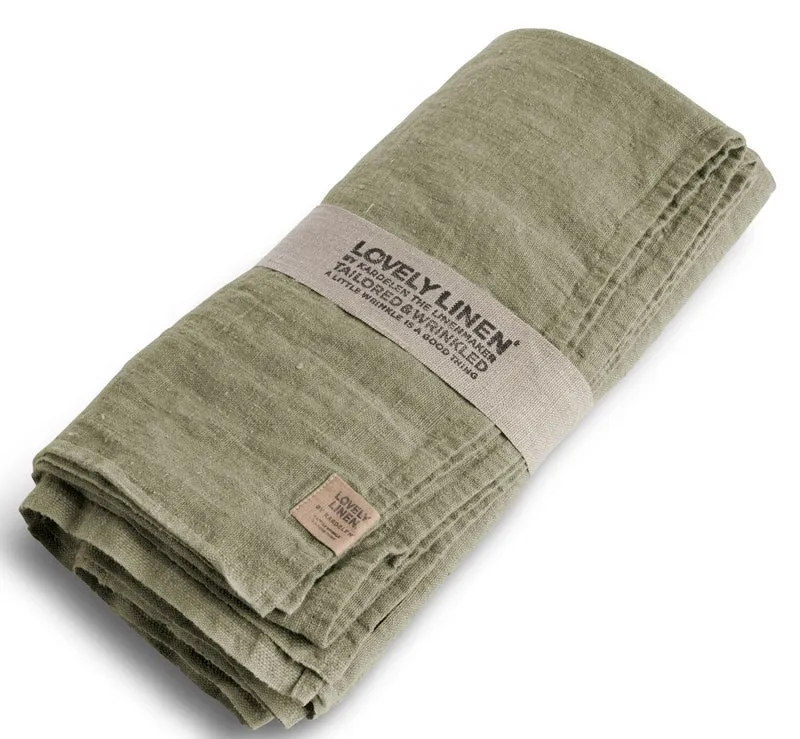 Lovely Linen Lovely Tischdecke Leinen avocado 145 x 250 cm
