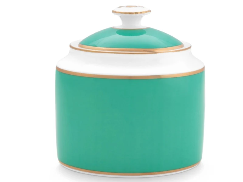 PIP STUDIO Chique Zuckerdose gold-grün 0,55 l
