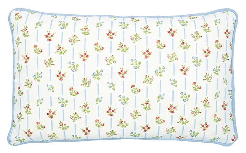Greengate Hannah Kissenhülle white 30 x 50 cm